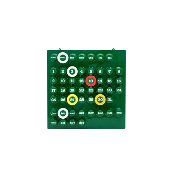 Retro Ring A Date Wall Mounted Calendar - Image 11