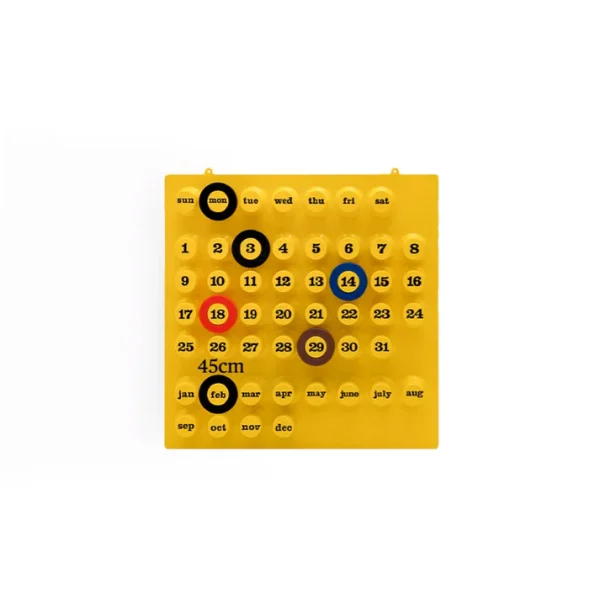 Retro Ring A Date Wall Mounted Calendar - Image 12